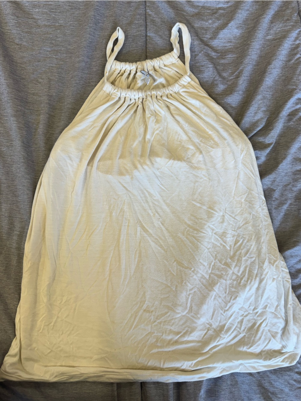 Old Navy Drawstring Top in Light Cream